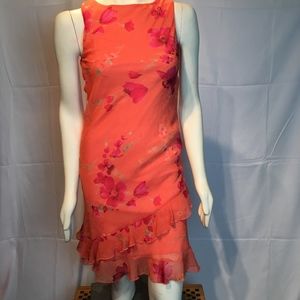 Lightweight summer dress layered and lined